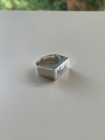 Rectangle Signet Ring