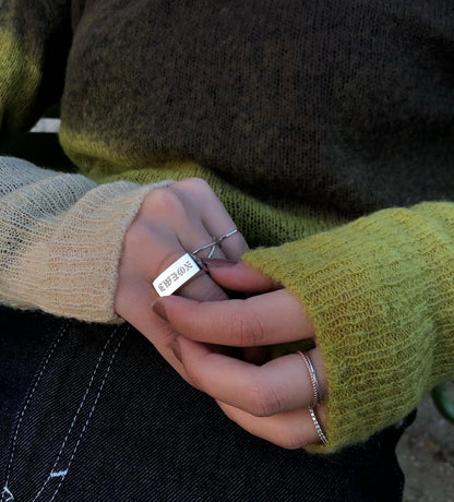 Rectangle Signet Ring