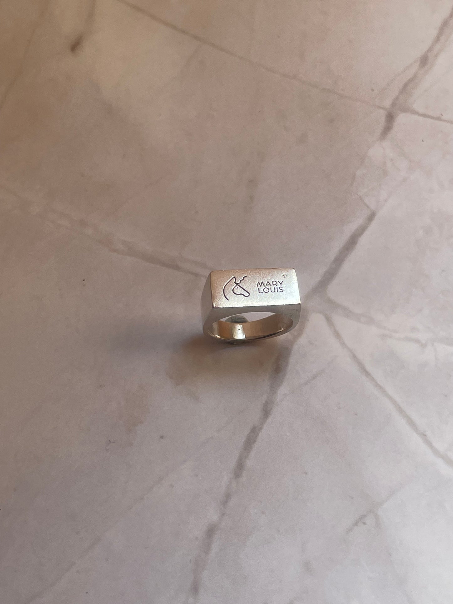 Rectangle Signet Ring