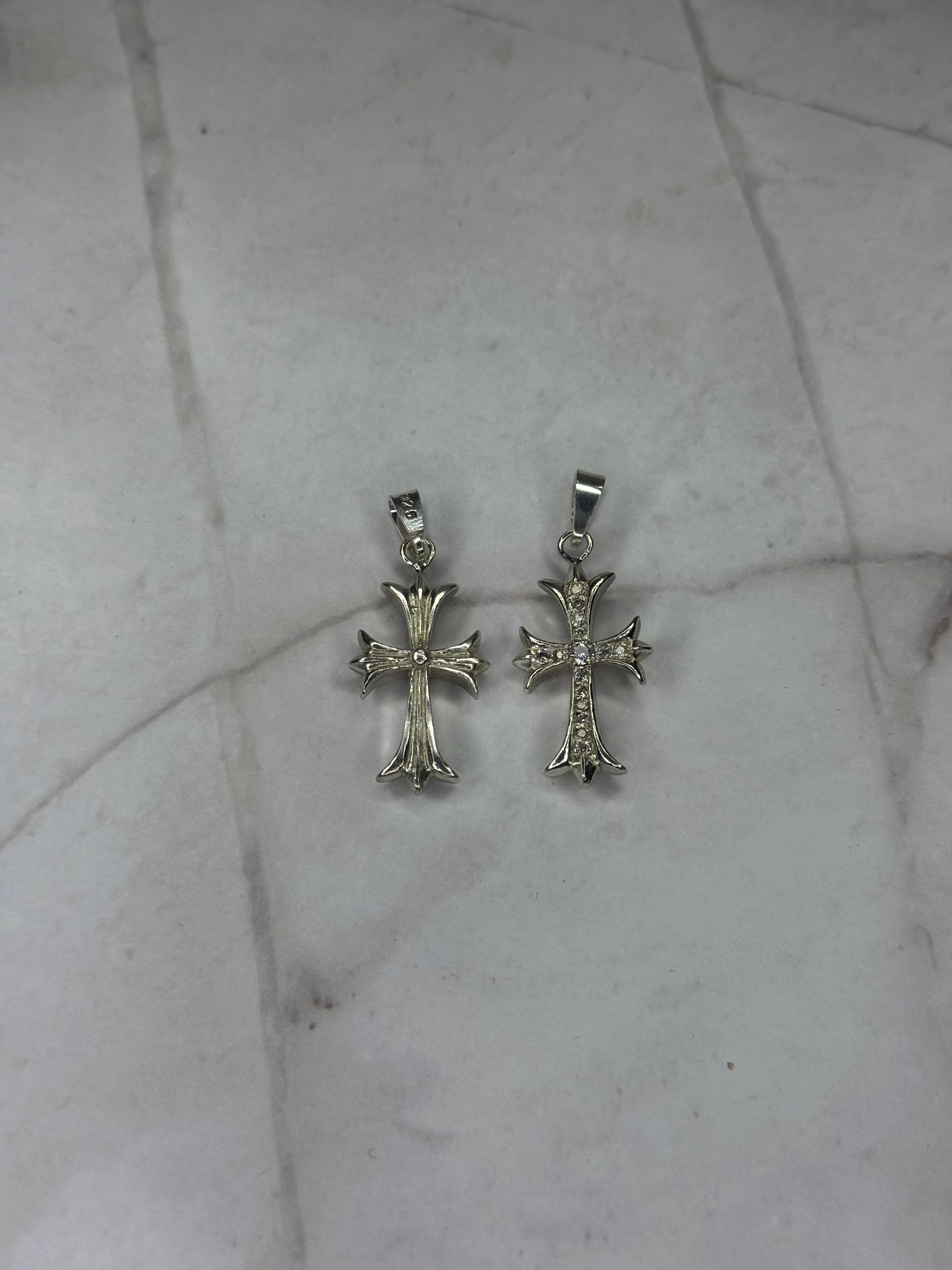 Cross Chrome Pendant