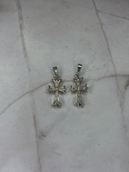 Cross Chrome Pendant