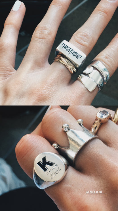 Rectangle Signet Ring