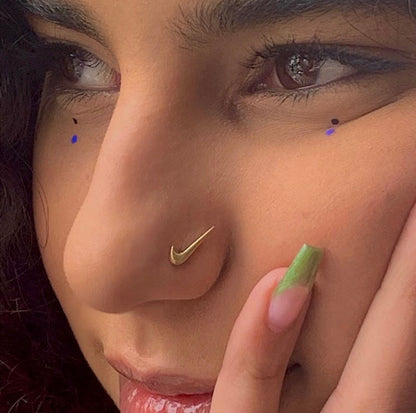 Swoosh Nose ring