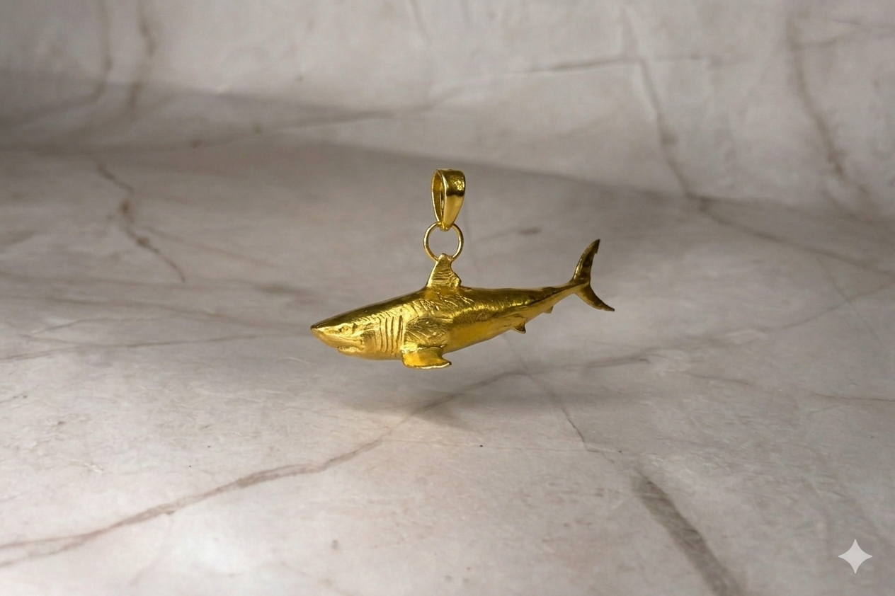 Shark Tale Pendant Goldie