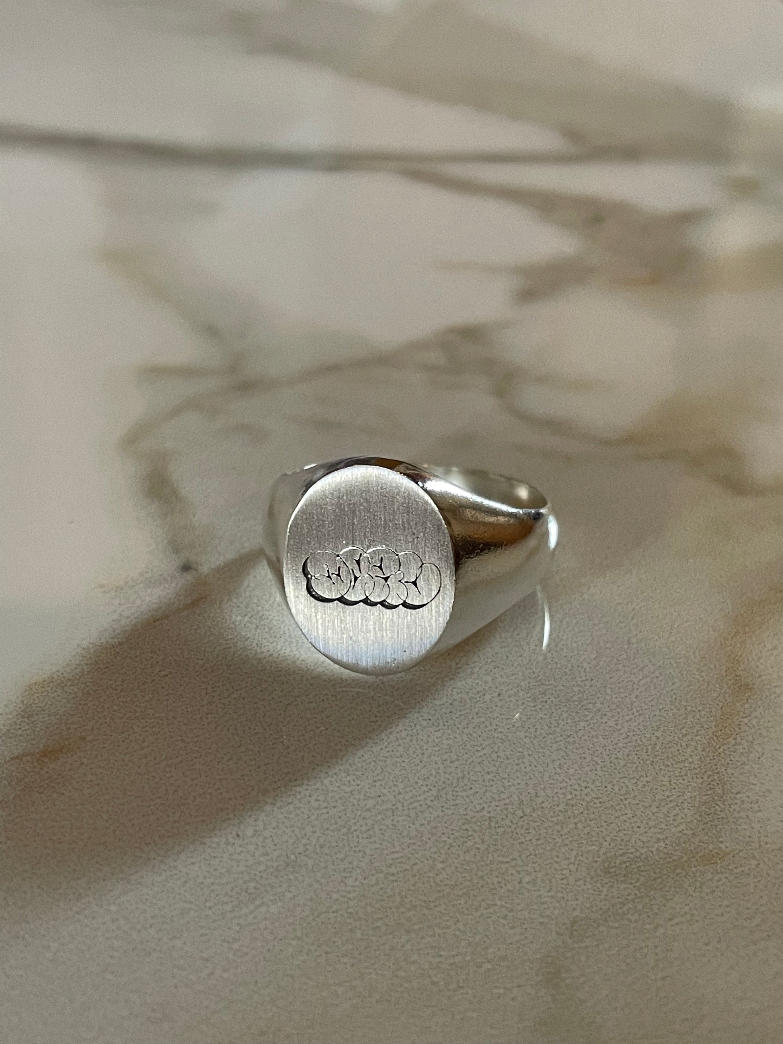 Large Oval Table Ring | Customizable | 925 Silver | Mary Louis®