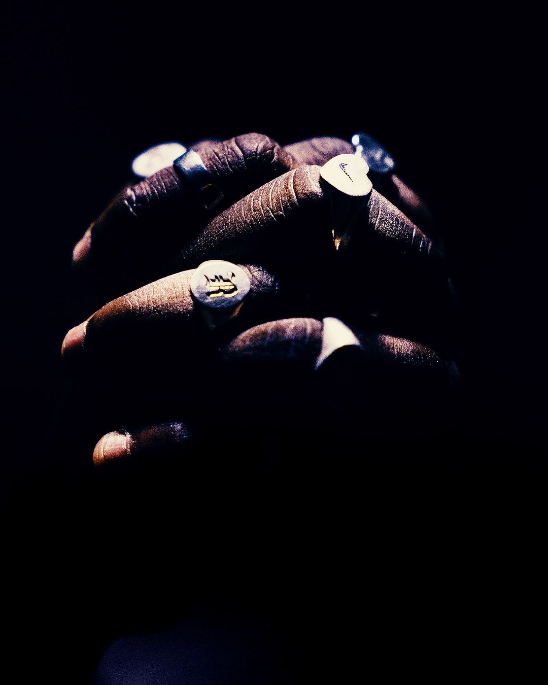 Heart Swoosh signet Ring